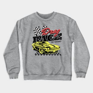 Start Your Engine American Car Racing Crewneck Sweatshirt